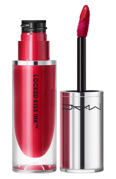 Shop Mac Cosmetics Locked Kiss Ink Lipstick In Gossip