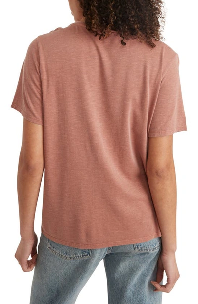 Shop Marine Layer Boyfriend V-neck T-shirt In Aragon