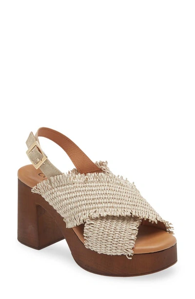 Shop Cordani Wendy Platform Sandal In Beige