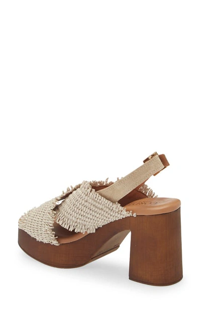 Shop Cordani Wendy Platform Sandal In Beige