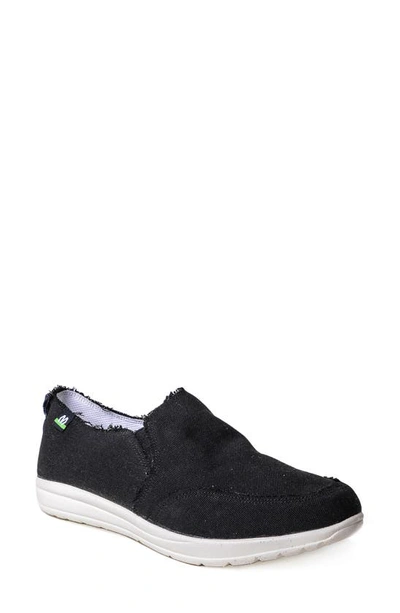 Shop Minnetonka Expanse Slip-on Sneaker In Black