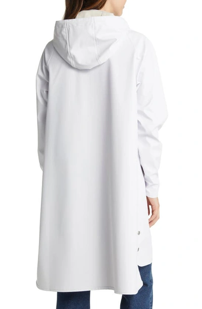 Shop Ilse Jacobsen Hooded Raincoat In White