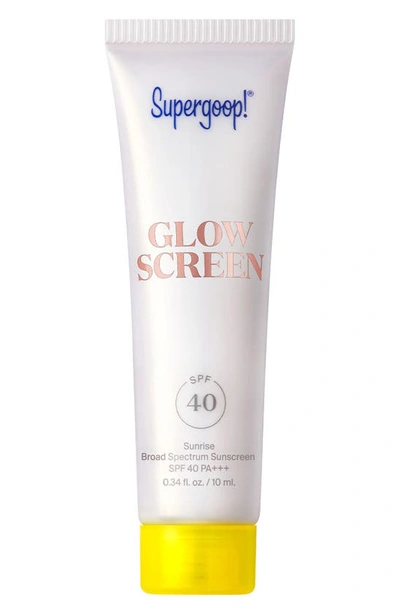 Shop Supergoop Glowscreen Broad Spectrum Sunscreen Spf 40, 1.7 oz In Sunrise