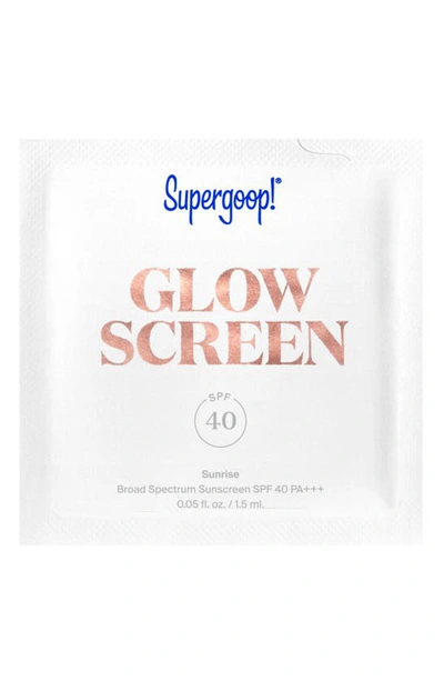Supergoop ! Glowscreen Spf 40 Sunscreen With Hyaluronic Acid + Niacinamide 1.7 oz Sunrise / 50 ml In Sunrise