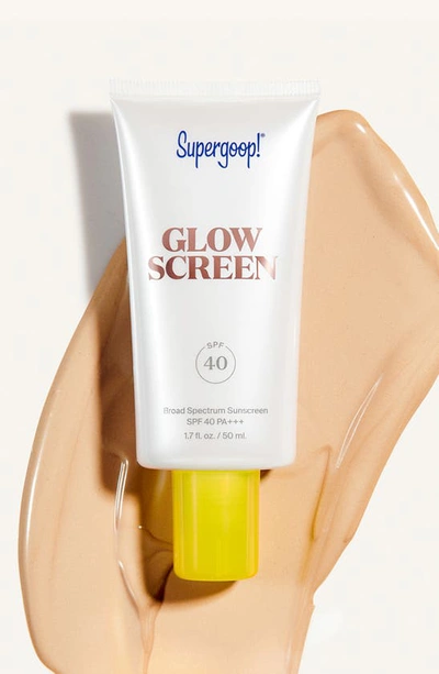 Shop Supergoop Glowscreen Broad Spectrum Sunscreen Spf 40, 1.7 oz In Sunrise