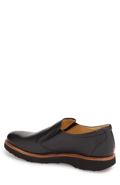 Samuel Hubbard Frequent Traveler Mens Leather Slip On Loafers In Black