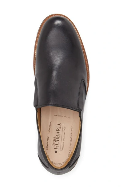 Samuel Hubbard Frequent Traveler Mens Leather Slip On Loafers In Black
