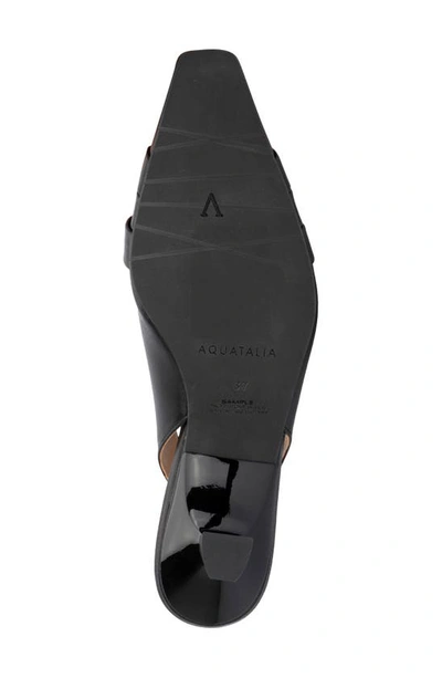 Shop Aquatalia Adrienn Kitten Heel Slingback Pump In Black