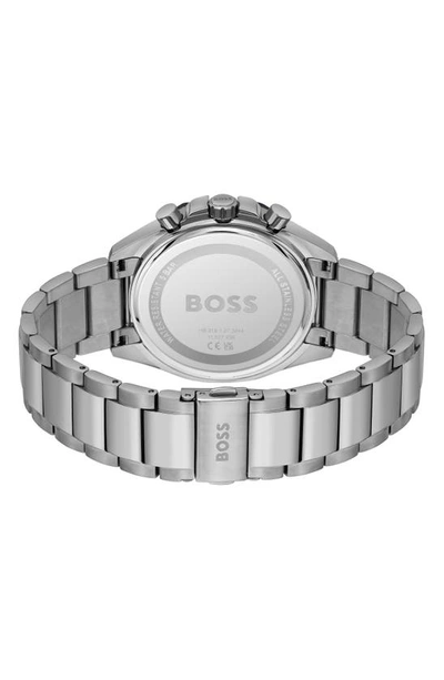 Shop Hugo Boss Cloud Bracelet Watch, 43mm In Blue