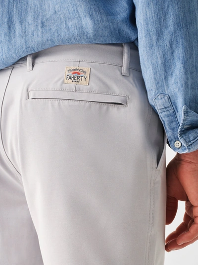 Shop Faherty All Day Shorts (7" Inseam) In Stone