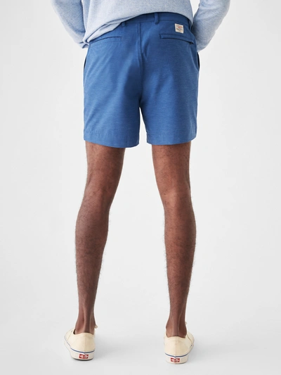 Shop Faherty All Day Shorts (5" Inseam) In Navy