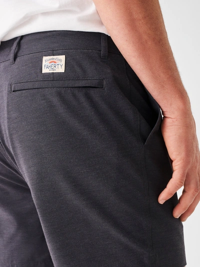 Shop Faherty All Day Shorts (5" Inseam) In Charcoal