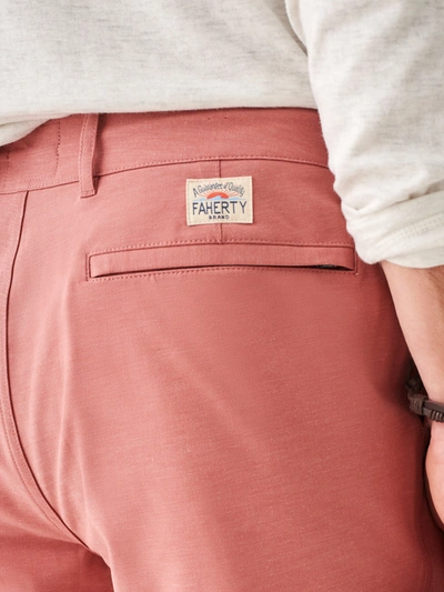 Shop Faherty All Day Shorts (9" Inseam) In Sunrose