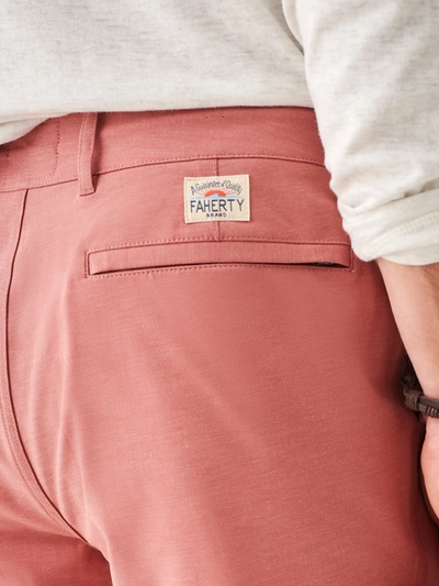 Faherty All Day Shorts (9" Inseam) In Sunrose