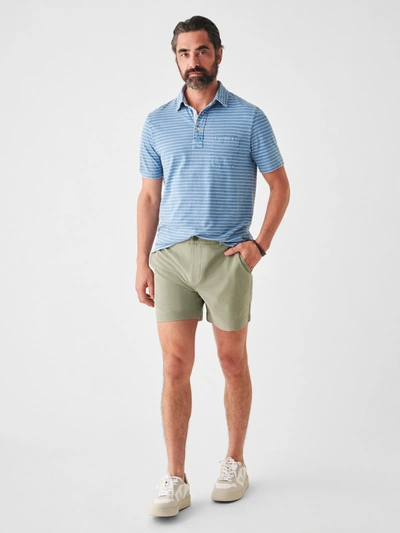 Shop Faherty All Day Shorts (5" Inseam) In Olive