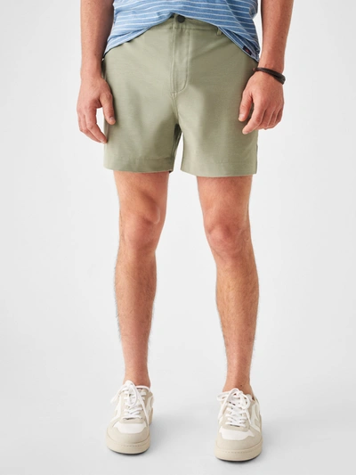 Shop Faherty All Day Shorts (5" Inseam) In Olive