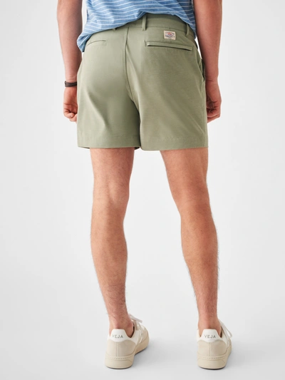 Shop Faherty All Day Shorts (5" Inseam) In Olive