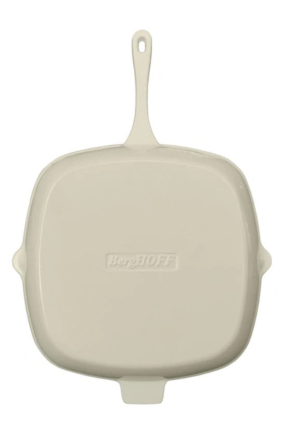 Berghoff International Neo 11" Cast Iron Square Grill In Cream