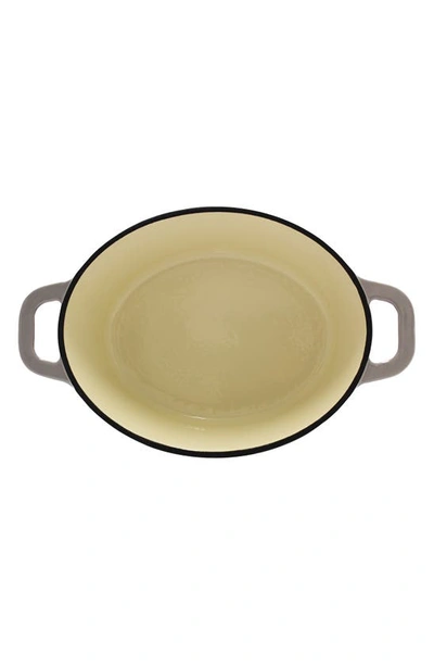 Berghoff International Neo 5-quart Cast Iron Oval Covered Dutch Oven In Grey