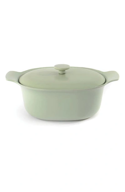 Shop Berghoff Ron Cast Iron Green Covered 5.5 Qt. Casserole In Multi