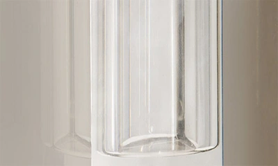 Shop R16 Home Short Translucent Glass Vase In Gray