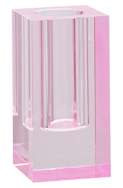 Shop R16 Home Translucent Vase In Pink