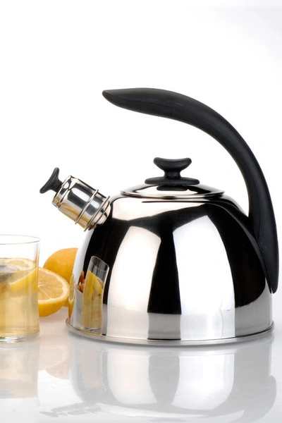 Berghoff Essentials Lucia 2.6-qt. Stainless Steel Whistling Tea Kettle In Silver