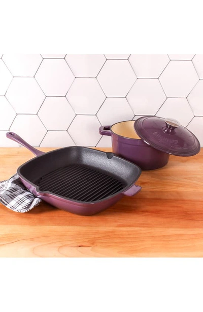Berghoff Neo 3-piece Cast Iron Set In Purple