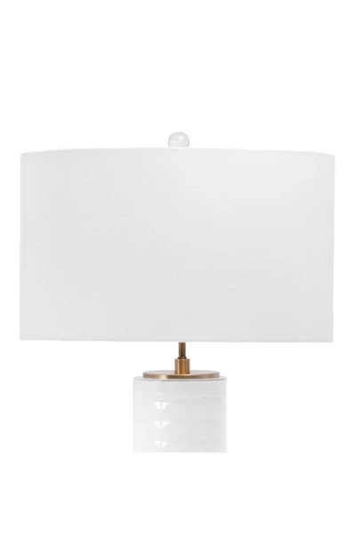 Shop Nuloom Verona Glass Table Lamp In White