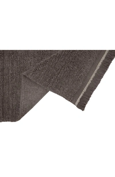 Lorena Canals Steppe Woolable Washable Wool Rug In Sheep Brown