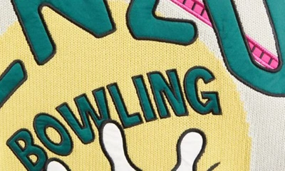 Shop Kenzo Bowling Elephant Appliqué Crewneck Wool & Cotton Sweater In Wisteria