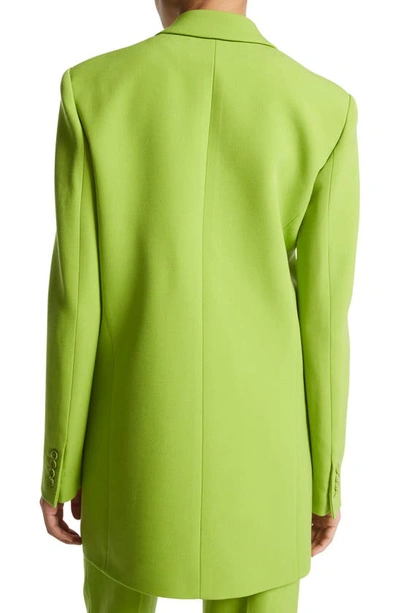 Shop Michael Kors Cashmere Crop Sweater Tank In 301 Lime