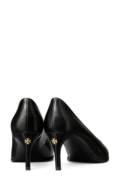 Shop Tory Burch Iconic Pointed Toe Pump In Perfect Black