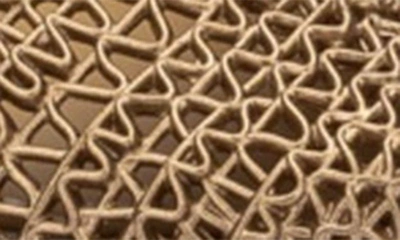 Melissa Campana Papel Flat In Metal Gold