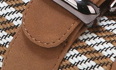 Shop Naturalizer Santiago Slide Sandal In Toffee Nubuck Brown Synthetic