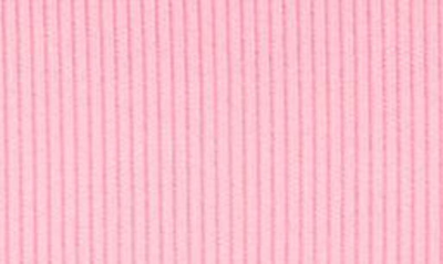 Shop Alexander Mcqueen Flounce Hem Rib Sweater Skirt In 5003 Sugar Pink