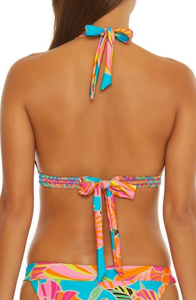 Trina Turk Poppy Braided Bikini Top In Multi | ModeSens