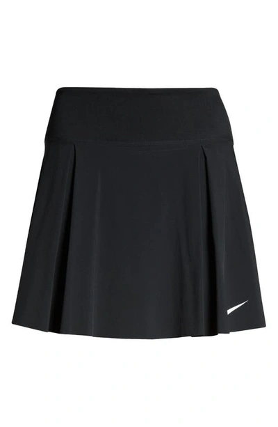 Shop Nike Club Dri-fit Skirt In Black/ White