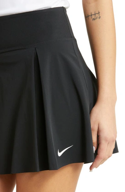 Shop Nike Club Dri-fit Skirt In Black/ White
