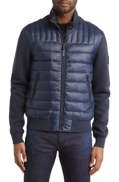 Shop Mackage Collin-z Quilted Down Puffer Jacket In Navy