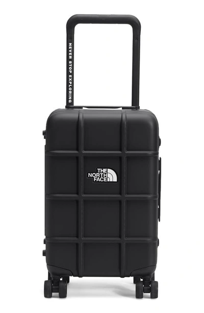 Shop The North Face All Weather 22-inch Spinner Suitcase In Tnf Black/ Tnf White