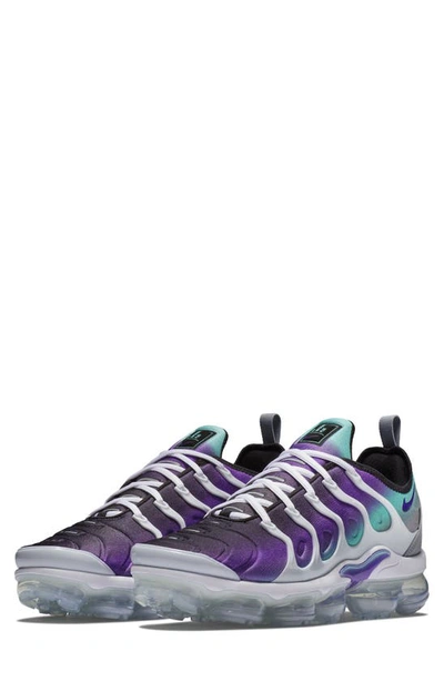 Shop Nike Air Vapormax Plus Sneaker In White/ Fierce Purple/ Green