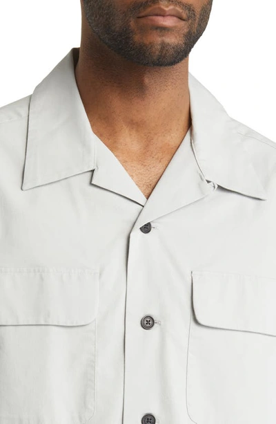 Shop Nn07 Daniel 1680 Short Sleeve Button-up Shirt In Harbor Mist