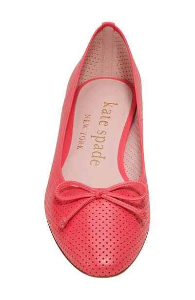 Shop Kate Spade Veronica Ballet Flat In Pink Peppercorn