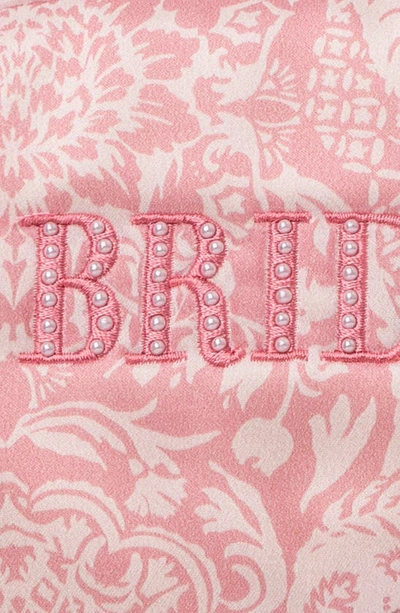 Slip Wedding Party Sleep Mask In Bridesmaid