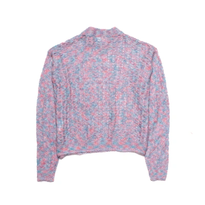Acne Studios Pastle Open Woven Knitwear Pink Blue