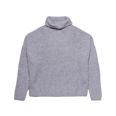 Loulou Studio Roscana Turtleneck Sweater Grey Melan