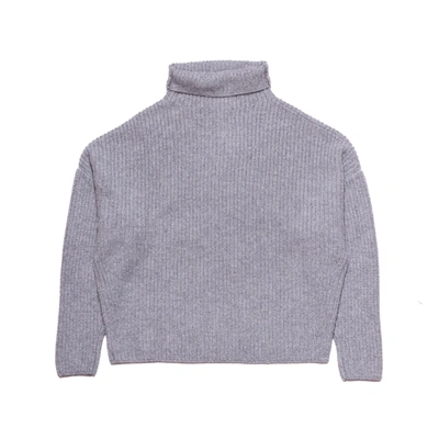 Loulou Studio Roscana Turtleneck Sweater Grey Melan
