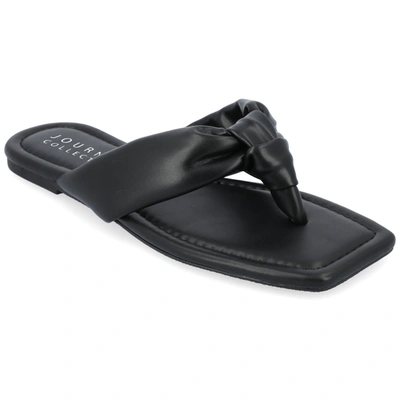 Shop Journee Collection Collection Women's Tru Comfort Foam Ares Sandals In Black