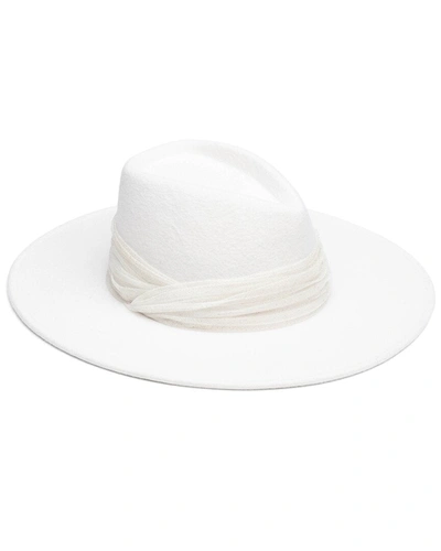Shop Eugenia Kim Harlowe Wool Hat In White